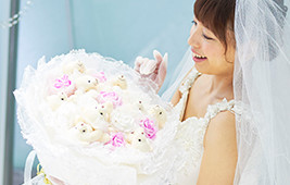 縁起のいい贈りもの「くま束」
