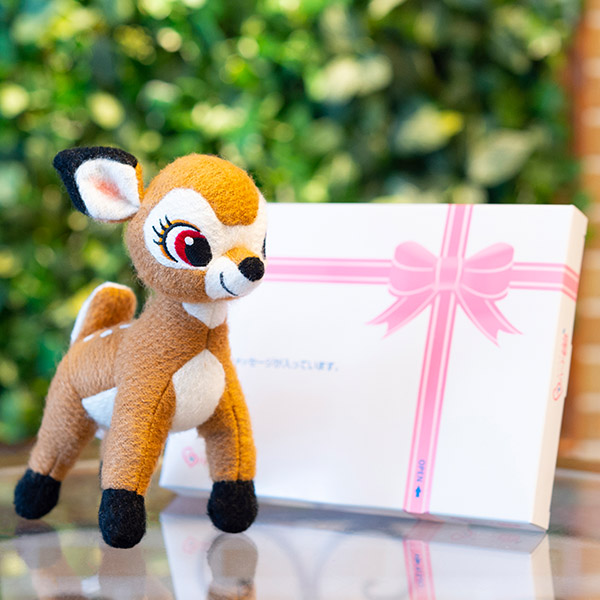 ディズニー My Picture バンビ ぬいぐるみ ドキドキhappybox電報 電報なら ハート電報